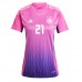 Maglia Calcio Germania Ilkay Gundogan #21 Seconda Divisa Donna Europei 2024 Manica Corta